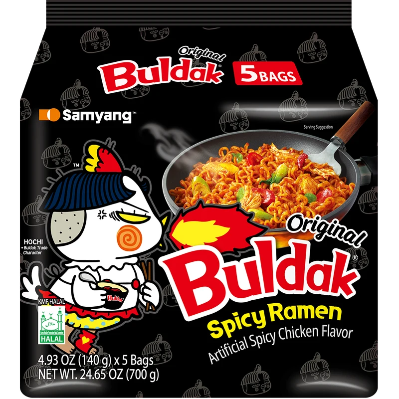 The Original Buldak five-pack